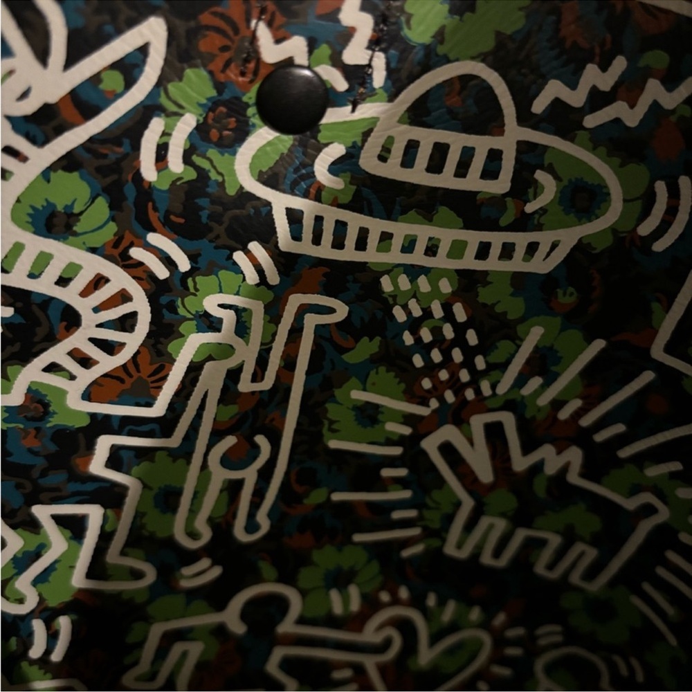 RARE Coach X Keith Haring Glitter UFO Market Carryall Tote - Picture 14 of 14